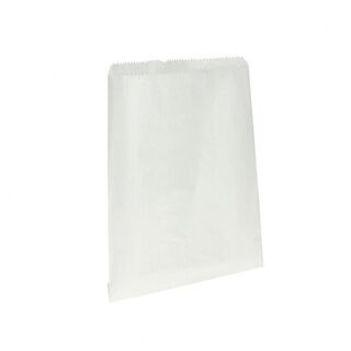 Flat White Confectionery Paper Bag - 255x295 - No. 7 - UniPak