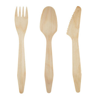 Natural Tableware Wooden Cutlery Fork- Epicure