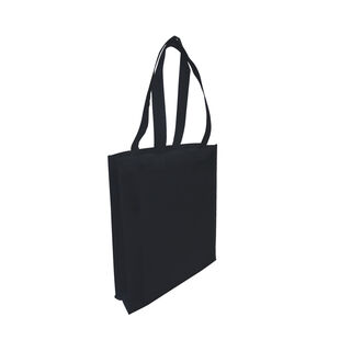 Tote with Gusset - BLACK - Ecobags