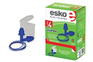 Vortex Reusable Corded (50 pairs) BLUE - Esko