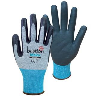 Cut 3 HPPE Gloves Grey LARGE - Bastion Mako