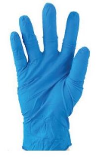 Nitrile Gloves 5.0g Sky Blue SMALL - Matthews