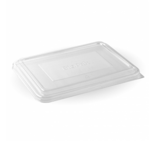 2 and 3 Compartment RPET Takeaway Lid Natural - BioPak