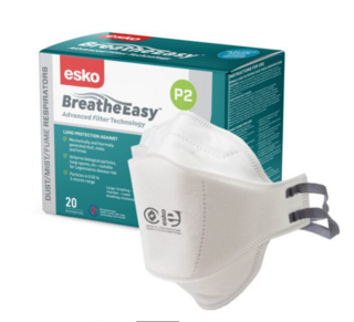 Breathe Easy P2 Flat Fold Non-Valved Mask - Esko