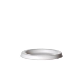 Sugarcane Lid, Fits Portion Cup 4oz (120ml), White - Detpak