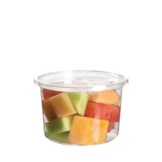 PLA Round Deli Container 16oz - Detpak