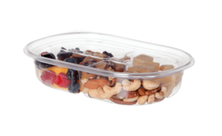 PLA Deli & Snack Roval, 4 Compartment 32oz - Detpak