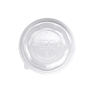 PLA Lid, Fits 18oz PLA Salad Bowl - Detpak