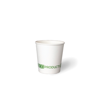 4OZ Single Wall 'Greenstripe' PLA Hot Cup - Detpak