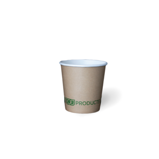 4OZ Single Wall 'Greenstripe' PLA Hot Cup - Detpak