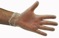 Clear Vinyl Gloves Powdered Medium - Selfgard