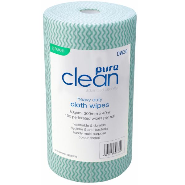 Cleaning Wipes Antibacterial Green - PureEn