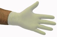 White Latex Gloves Powdered X-LARGE- Selfgard