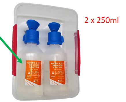 Emergency Eye and Wound Wash Station (2 x 250 ml)