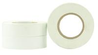 PVC Rubber Electrical Insulation Tape 18mm WHITE - Pomona