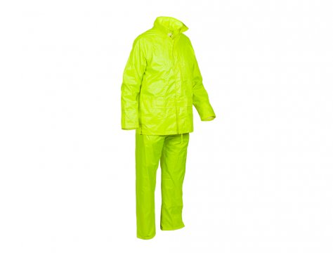 Good2Glow' Rainsuit, Jacket & Pant Set, Neon Yellow MEDIUM - Esko
