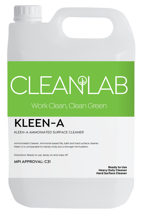 KLEEN - A Ammoniated Surface Cleaner 5L - CleanLab
