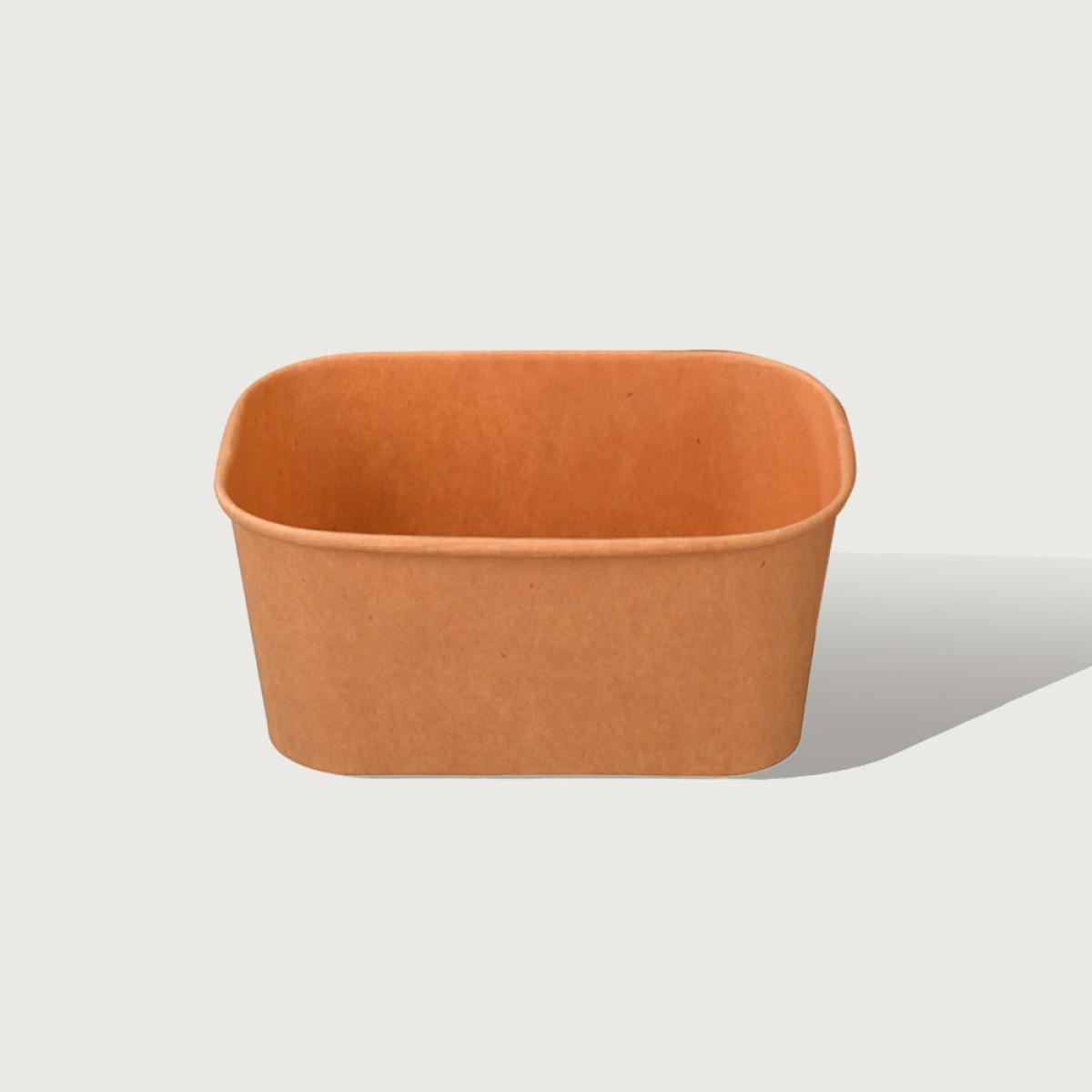 Paper Rectangle Container 1000ml - IKON