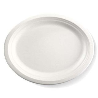 Plate Oval 12.5x10" BioCane - BioPak