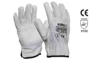 Leather Rigger Glove Premium Cowhide XLARGE - Esko The Rigger
