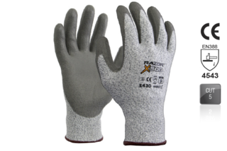 TOUCHLINE™ 'OpenSide', Nitrile 1/2 dip Foam coat on Spandex, Size 8 - Esko