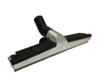 Wessel Werk Grd370 Rubber Floor Tool 35mm X 370mm Wide - Aluminium/Black - Filta