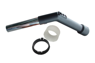 FILTA BENT END PLASTIC/CHROME TIP 32MM WITH CLICK-RING & HULL - Filta