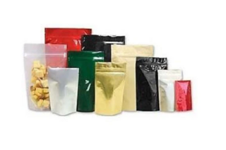 Stand Up Pouch NO Zipper 28gm 80x130mm BROWN PAPER - Pack Fresh