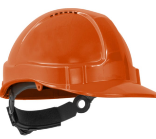 TUFF-NUT' Ratchet  Vented Hard Hat, ORANGE - Esko