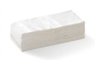 Lunch Napkins 1/8 Fold White - Matthews
